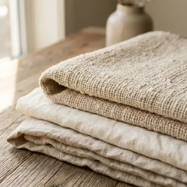 Close up of cotton weave